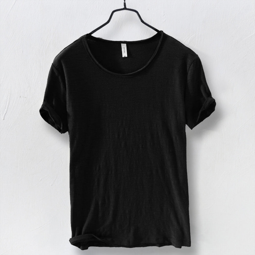 GR | Weiche Berührung T-hemd Mit Rundhalsausschnitt