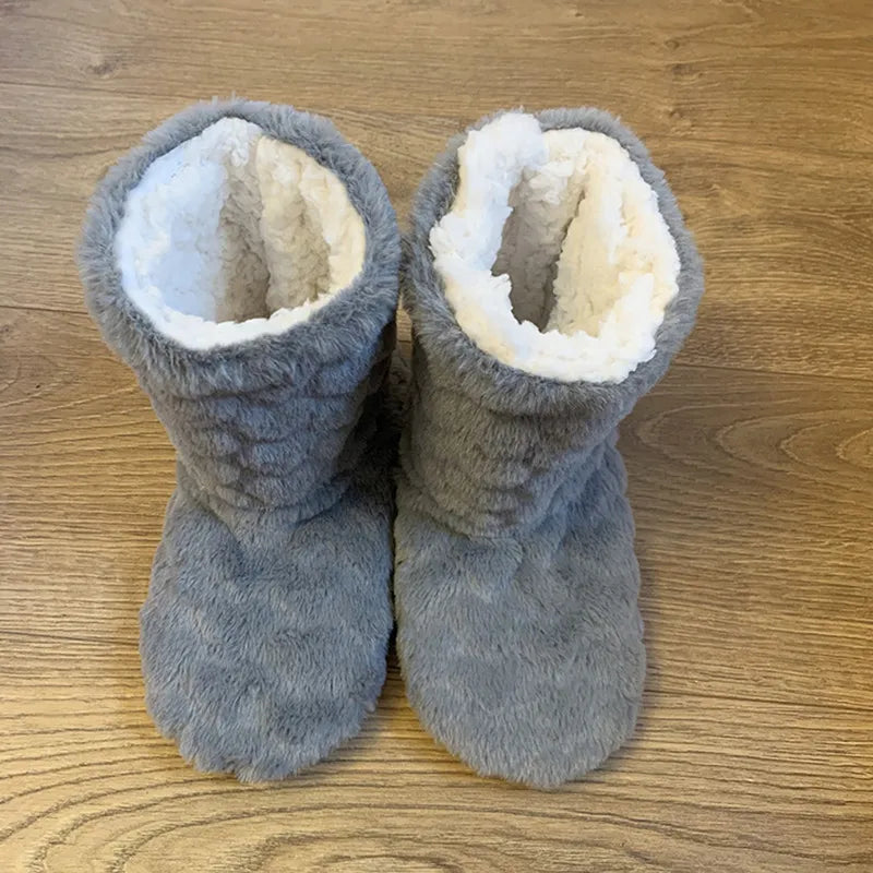 GR | Plush slippers - cozy fleece slippers