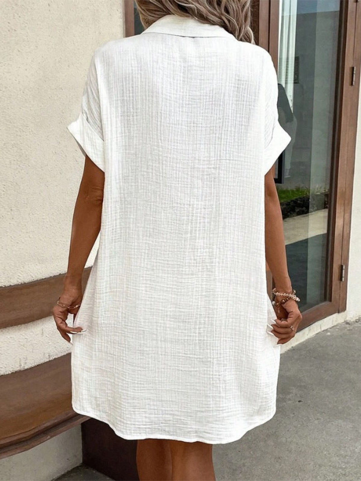GR | Chic Casual Style Linen Dress