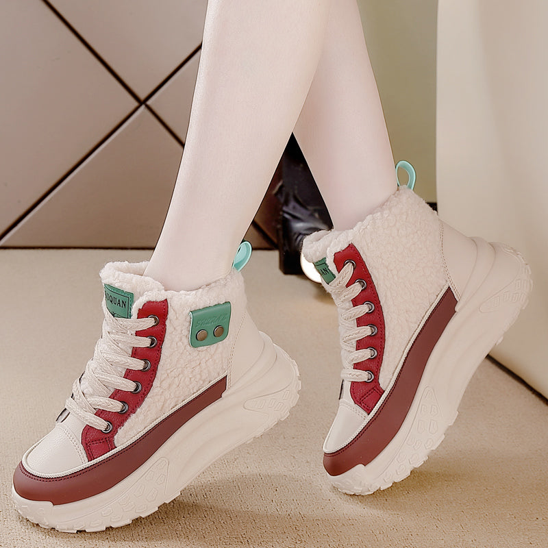 GR – Waterproof plush ankle boots