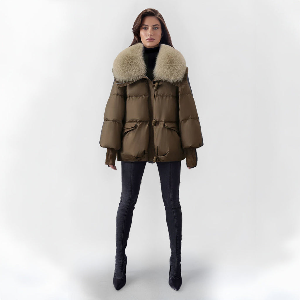 GR | Women's Faux Fur Jacket - Warm and Stylish