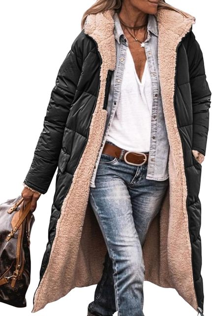 long Sherpa coat
