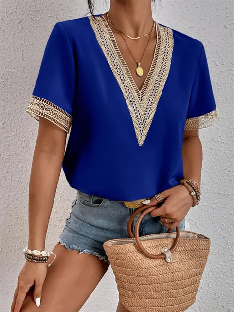 GR | Elegant V-neck top
