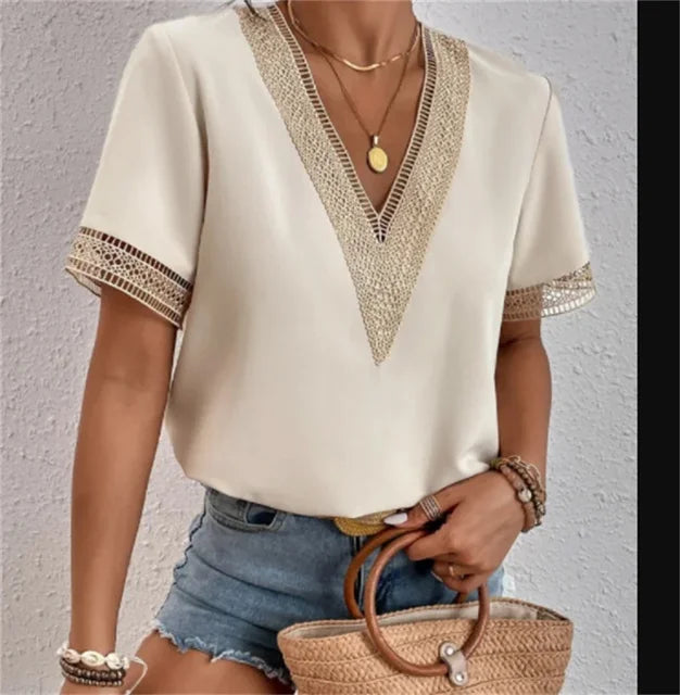 GR | Elegant V-neck top