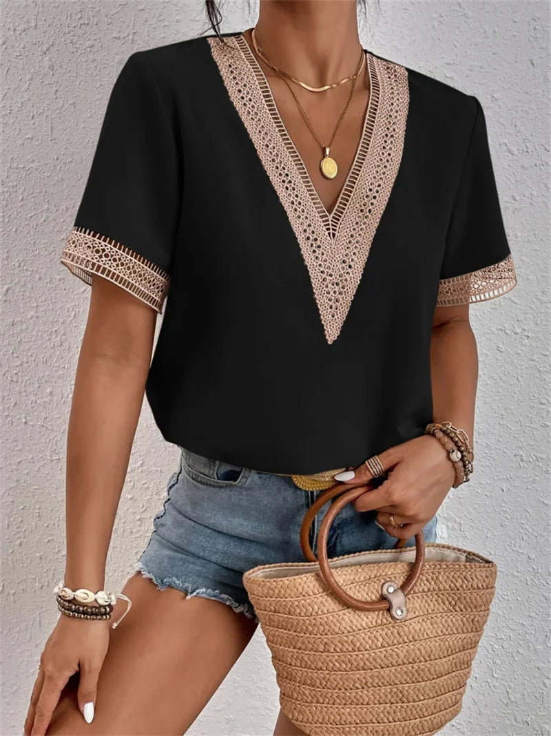 GR | Elegant V-neck top