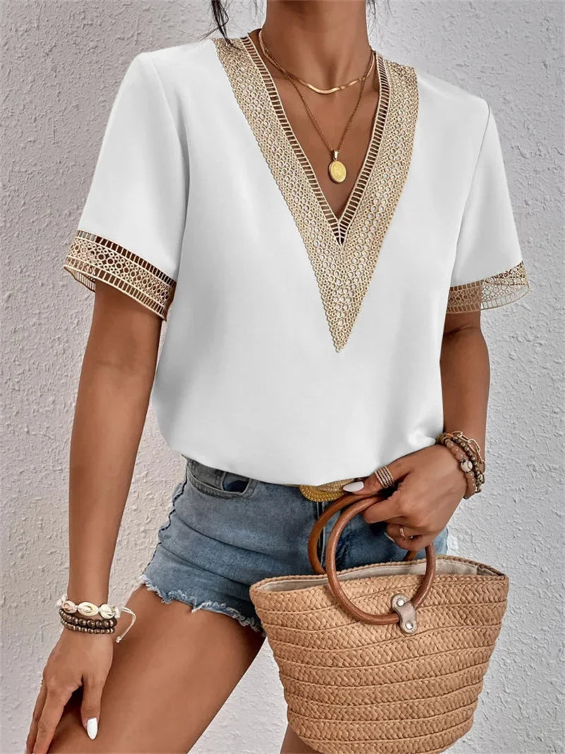 GR | Elegant V-neck top