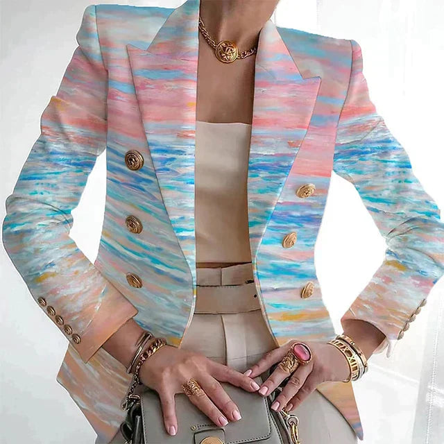GR | Chic Print Blazer