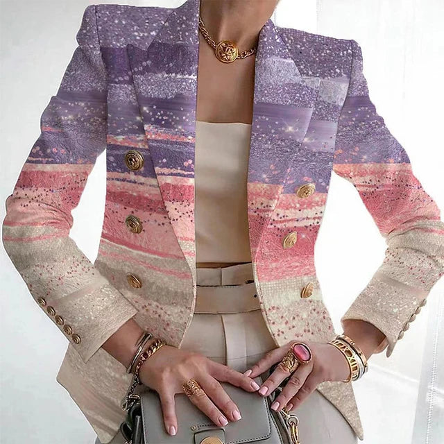 GR | Chic Print Blazer
