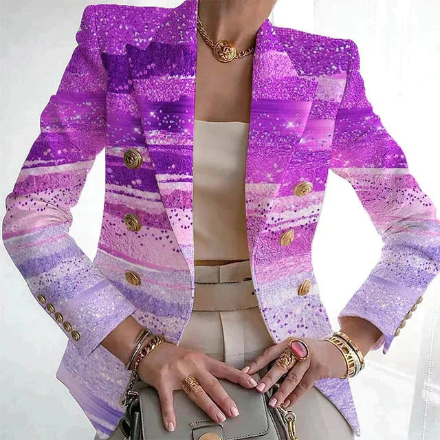GR | Chic Print Blazer
