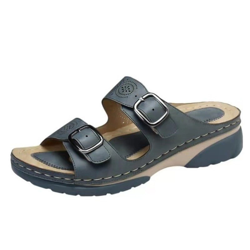 GR | Strappy sandals, summer shoes, orthopedic slippers for women