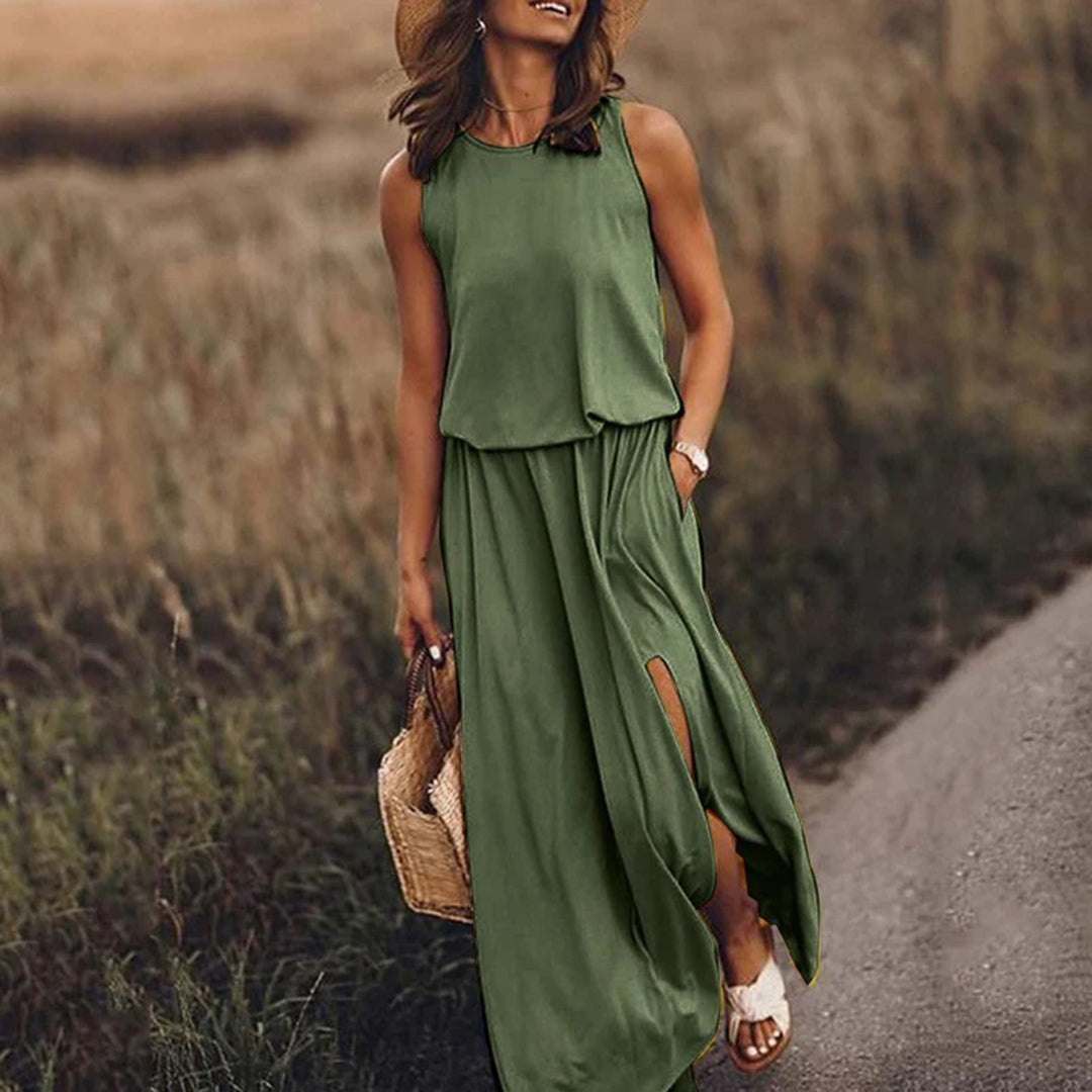 GR - Lässiges Sommerkleid mit Schlitz