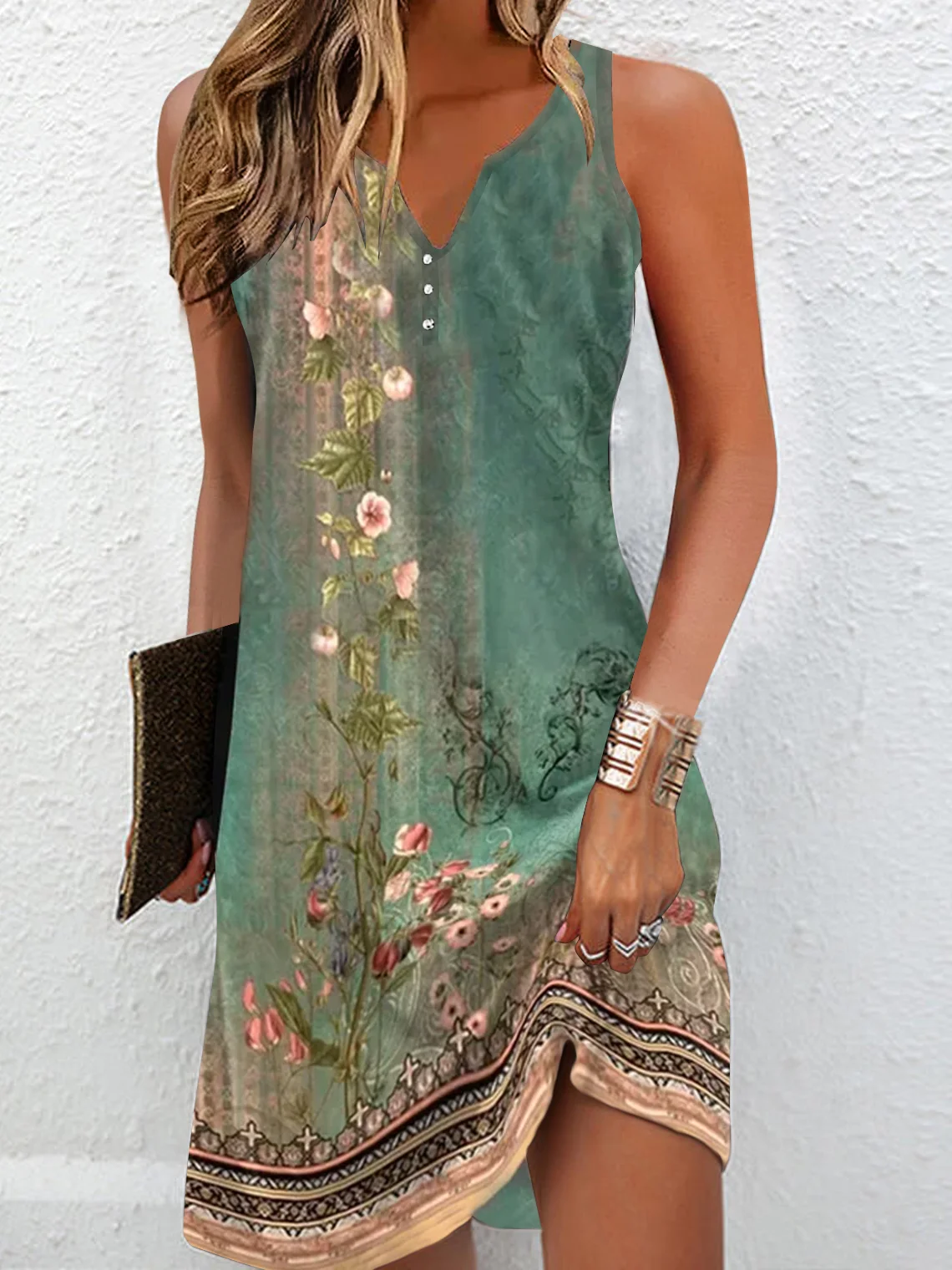 GR | Freizeit Mini Kleid für Frauen