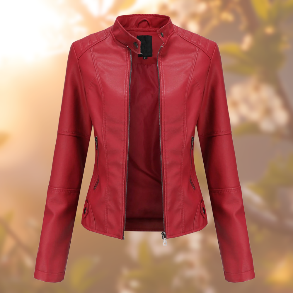Leather jacket - motorcycle jacket