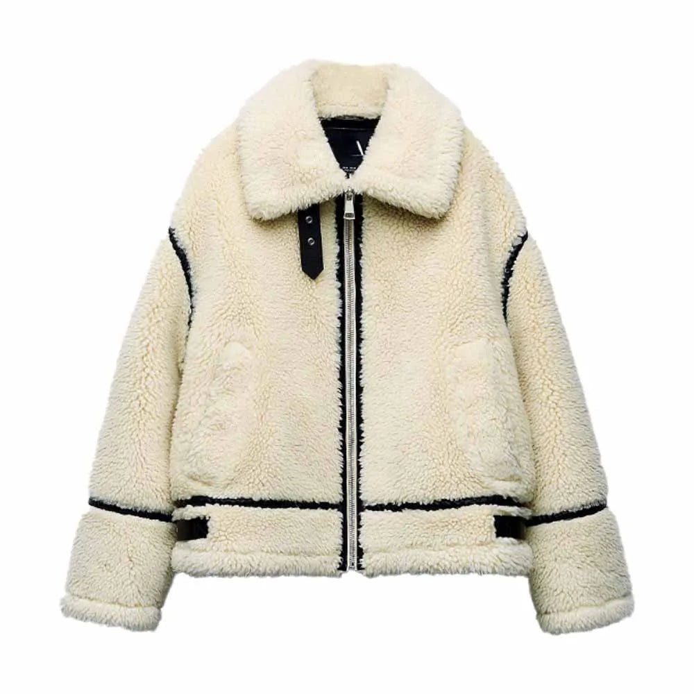 GR | Soft, warm teddy jacket 