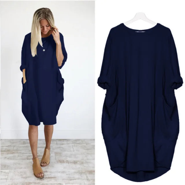 GR | Comfortable belly-covering dress