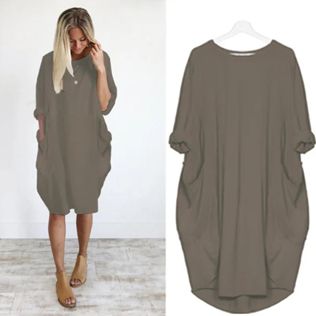 GR | Comfortable belly-covering dress