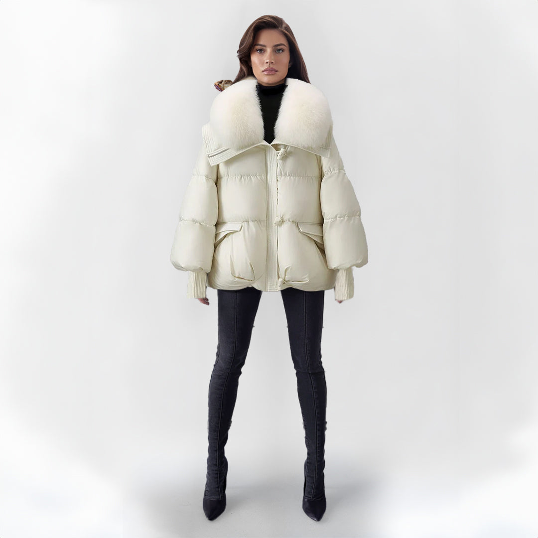 GR | Women's Faux Fur Jacket - Warm and Stylish