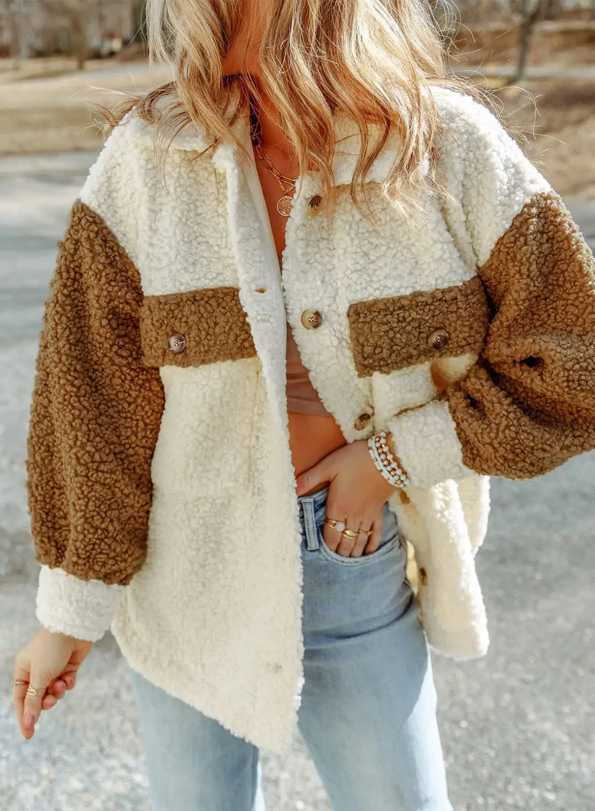 GR - Stylish Fluffy Chic Jacket