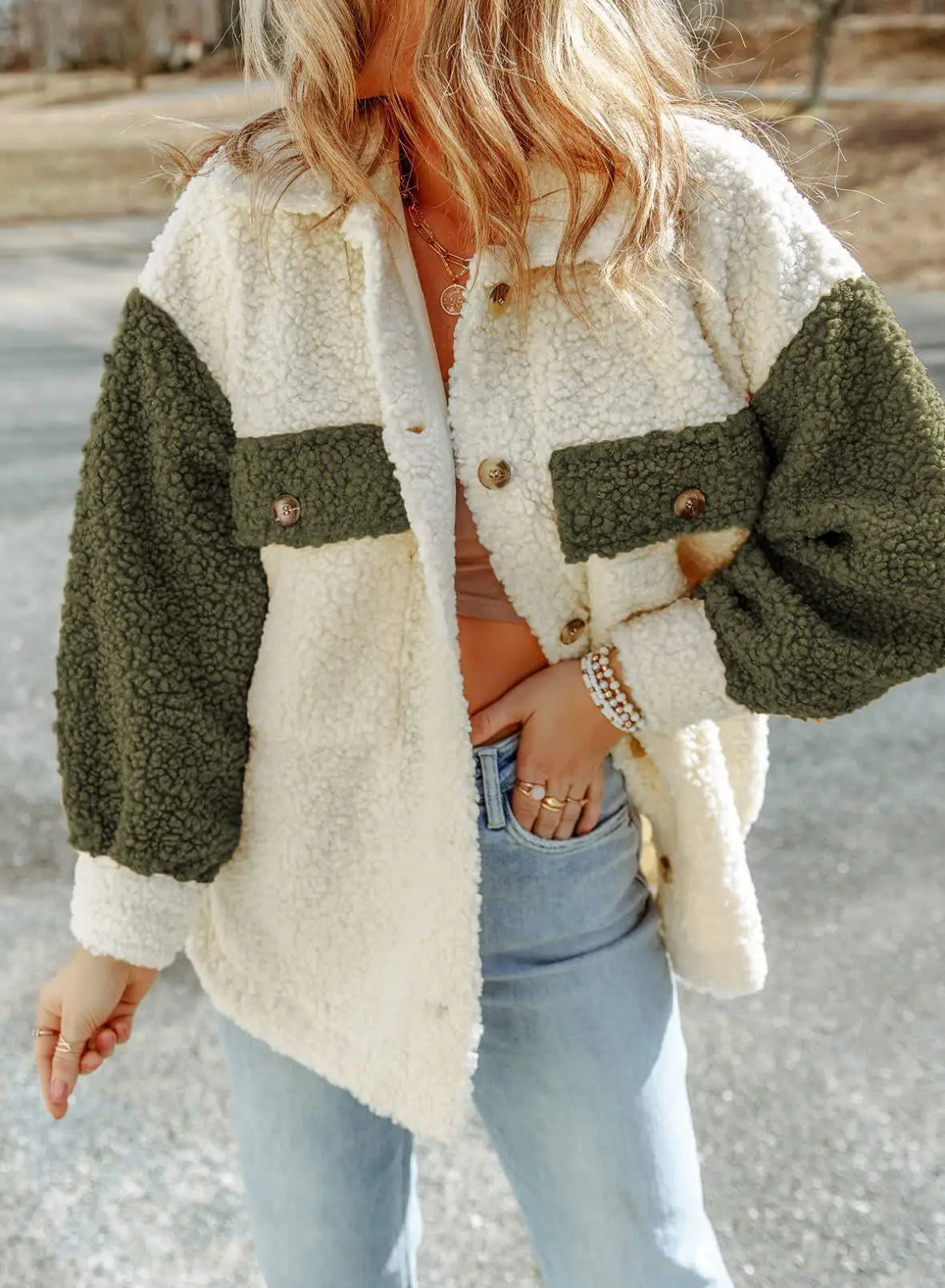 GR - Stylish Fluffy Chic Jacket