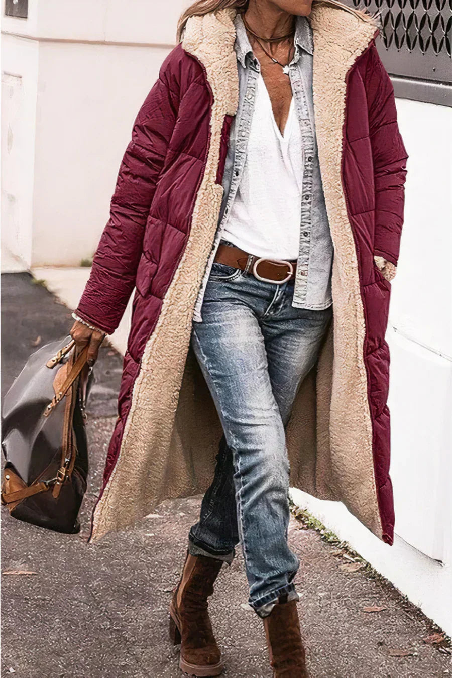 GR | Elegant double-sided warm parka
