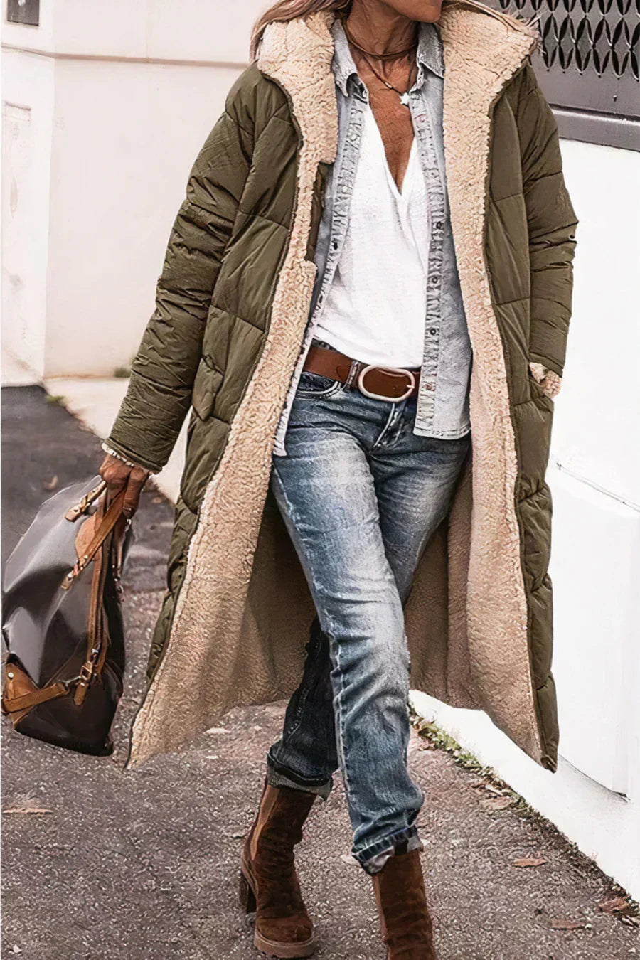 GR | Elegant double-sided warm parka