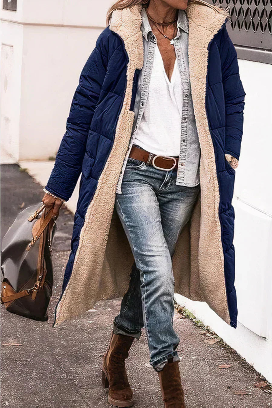 GR | Elegant double-sided warm parka