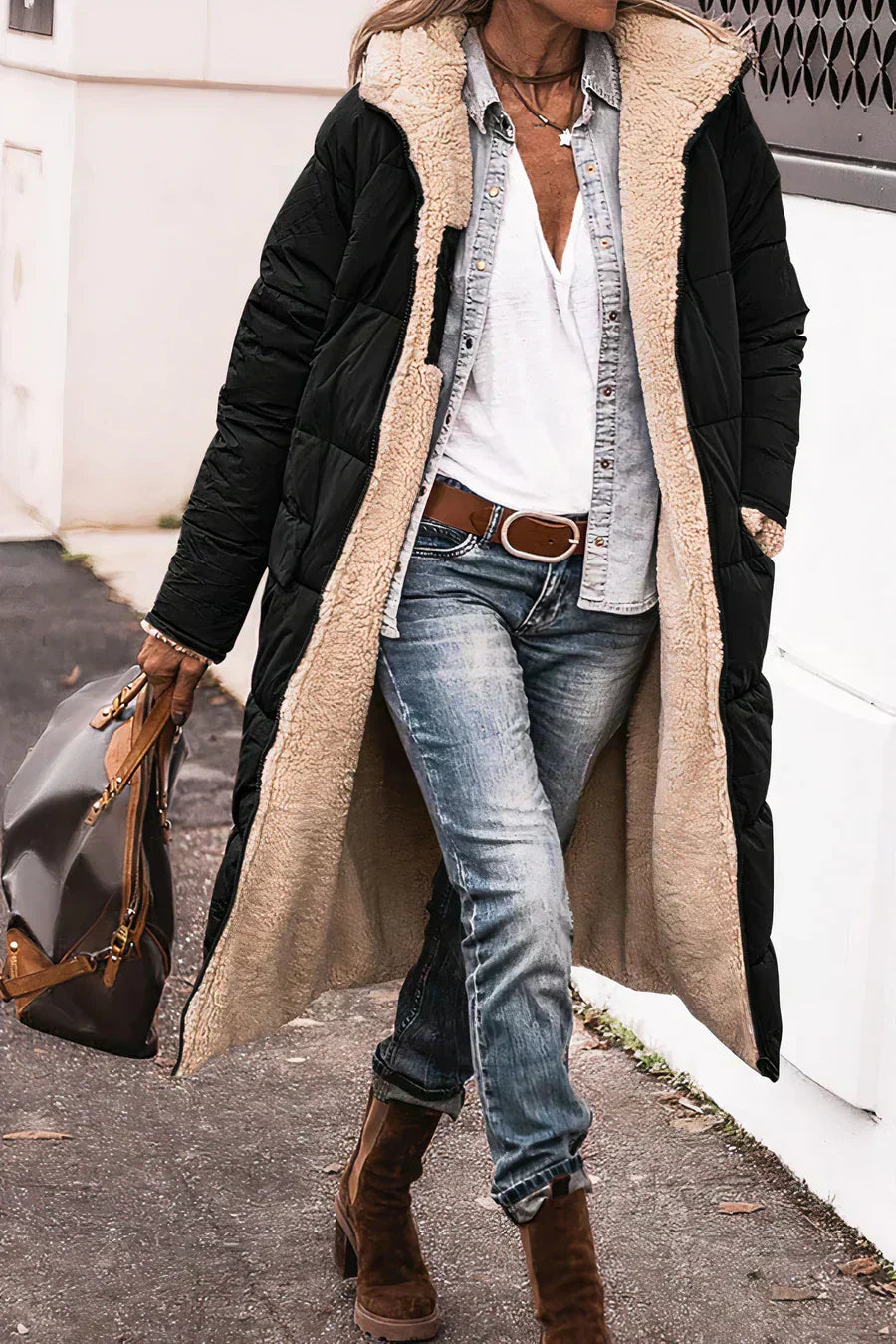 GR | Elegant double-sided warm parka