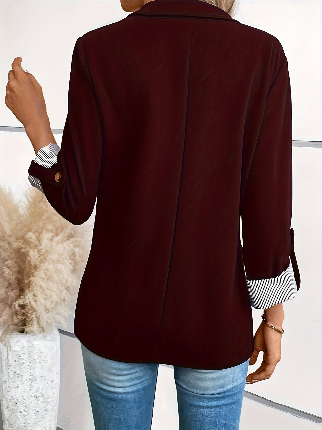 GR | Elegant blazer with a relaxed fit for women