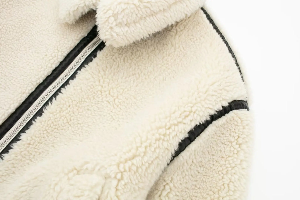 GR | Soft, warm teddy jacket 