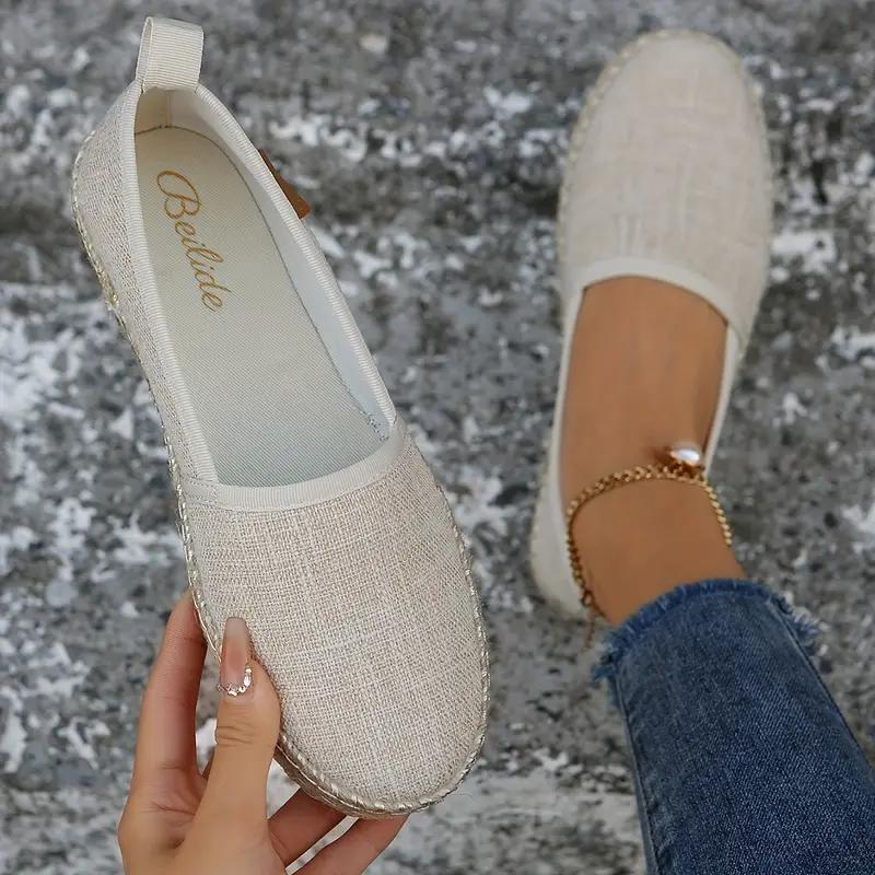 GR | Espadrilles, Flat, Lightweight Canvas Shoes