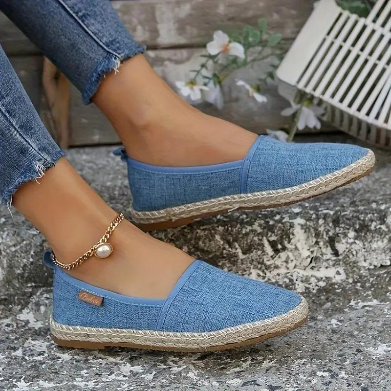 GR | Espadrilles, Flat, Lightweight Canvas Shoes