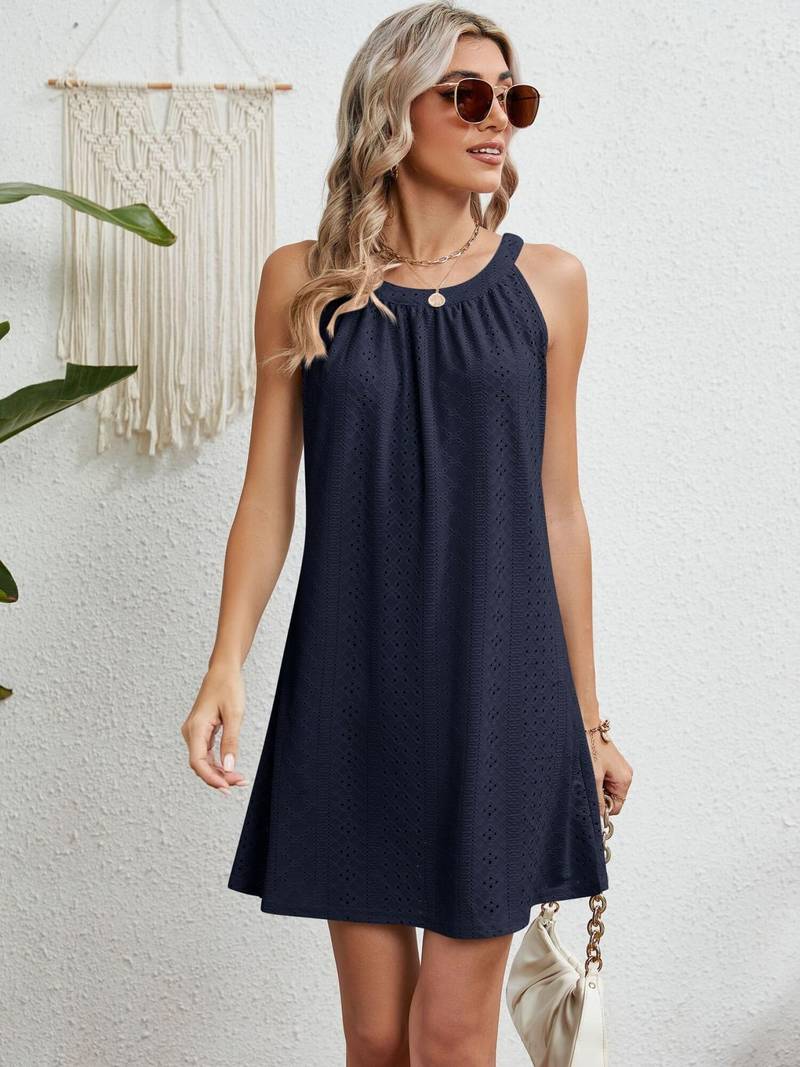 GR | Elegantes Ärmelloses Strandkleid