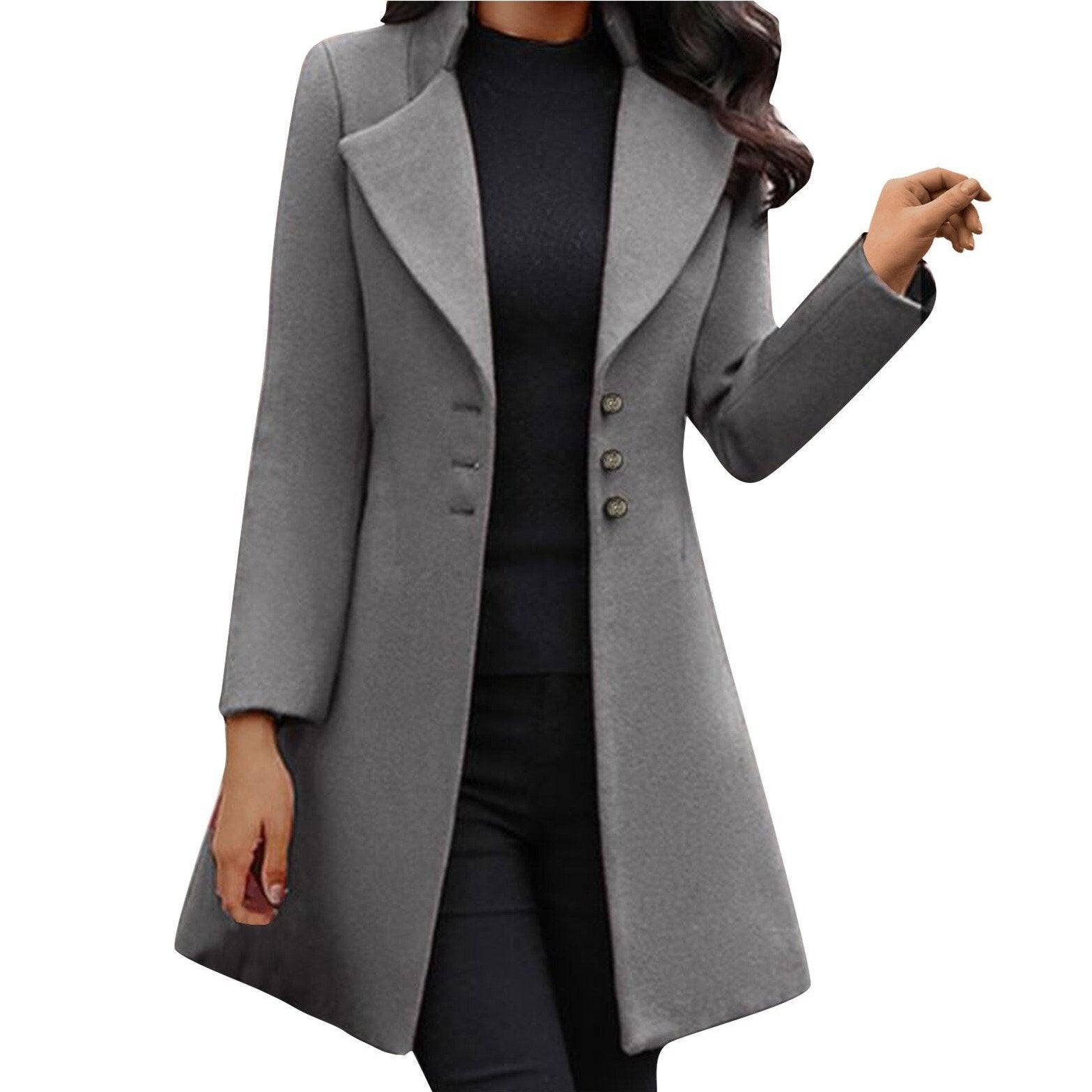 GR | Women's coat with buttons