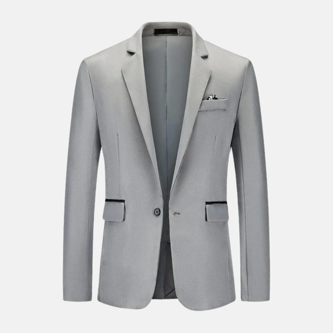 GR | Stylish and warm Colbert blazer with long sleeves