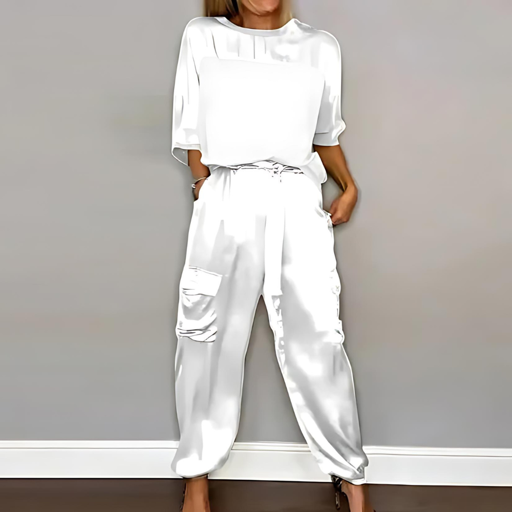 GR | Elegant women's set of trousers and shirt