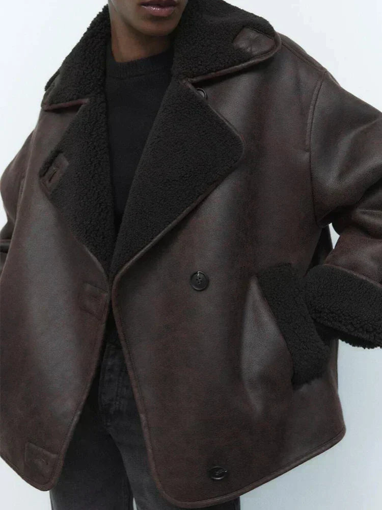 GR | Vintage Lederjacke für Damen