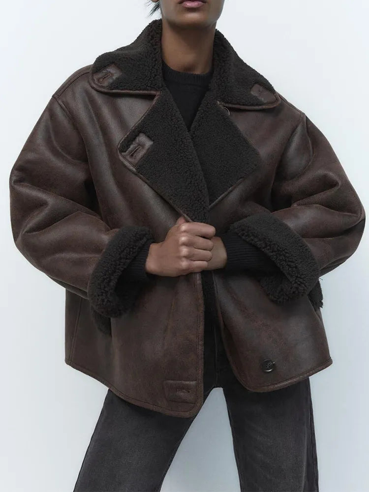 GR | Vintage Lederjacke für Damen