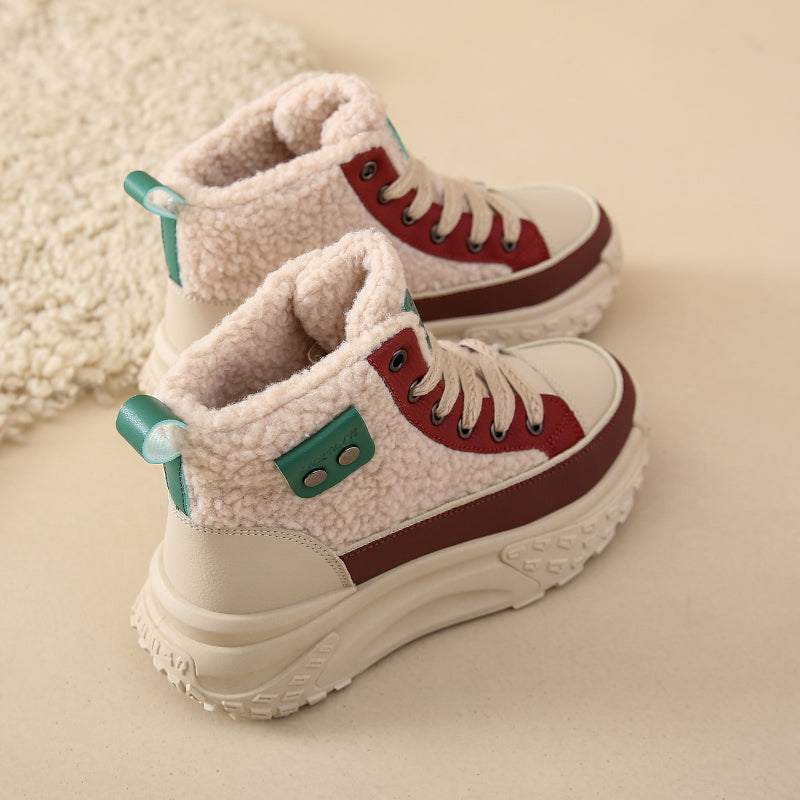 GR – Waterproof plush ankle boots