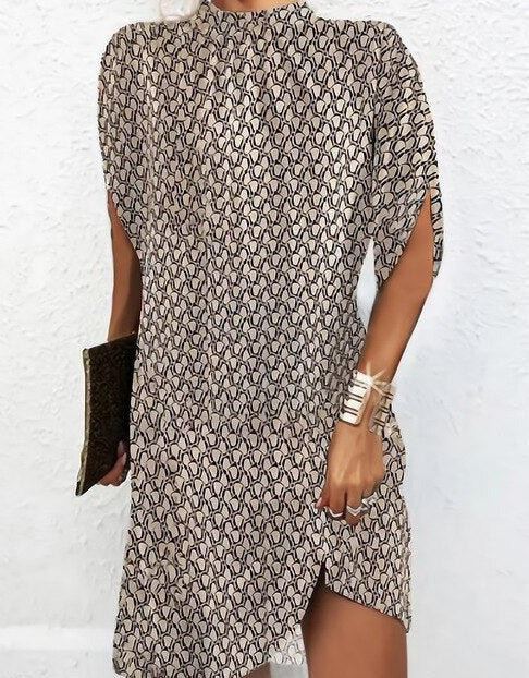 GR - Fashion dress with batwing sleeves