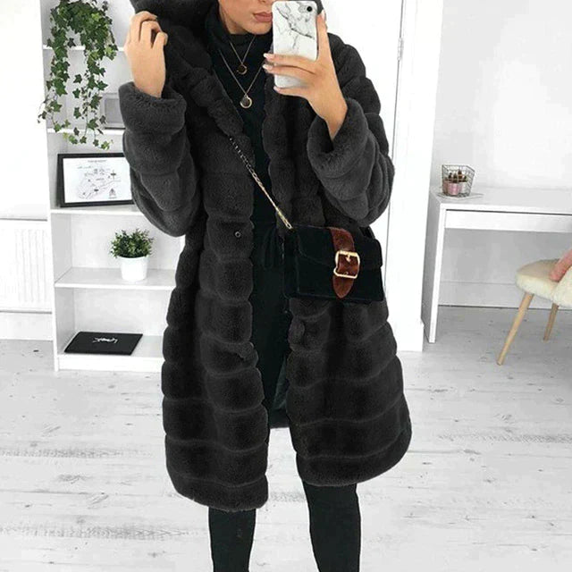 GR | Fluffy Faux Fur Jacket