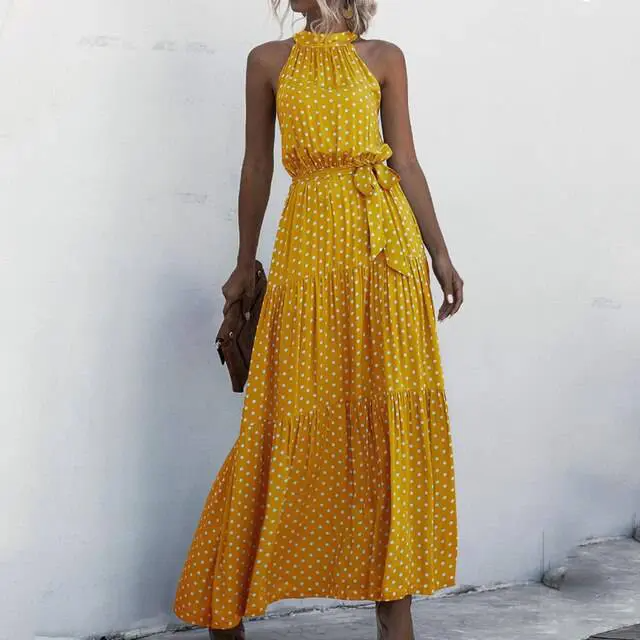 GR | Strapless maxi dress with floral pattern