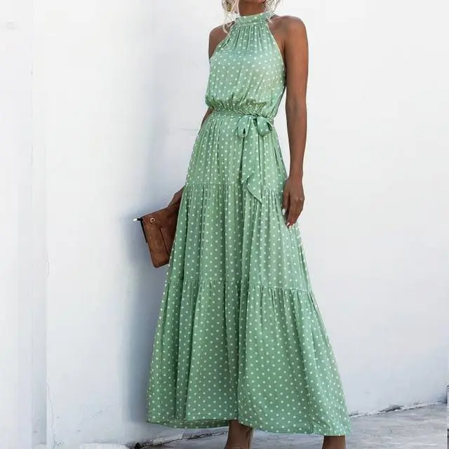 GR | Strapless maxi dress with floral pattern