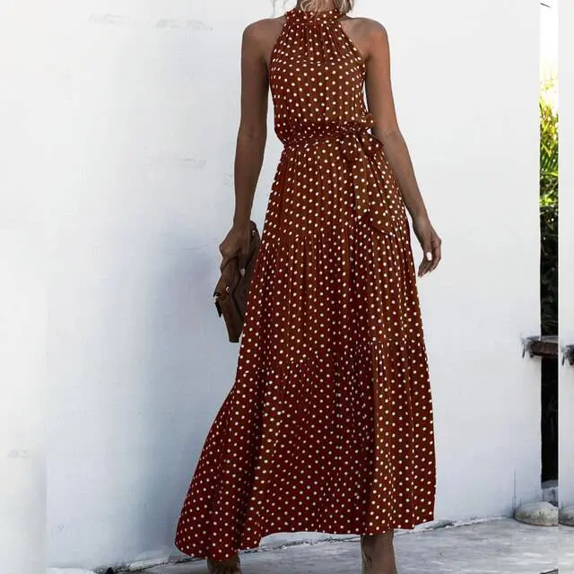 GR | Strapless maxi dress with floral pattern