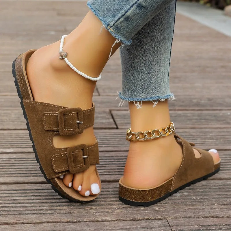 GR - Fashionable, non-slip beach and outdoor flip-flops