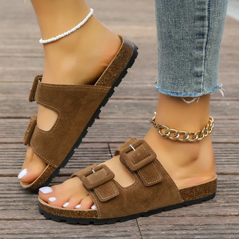 GR - Fashionable, non-slip beach and outdoor flip-flops