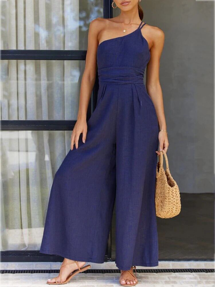 GR | Backless Double Band Jumpsuit 