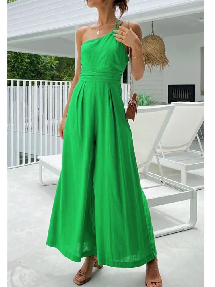 GR | Backless Double Band Jumpsuit 