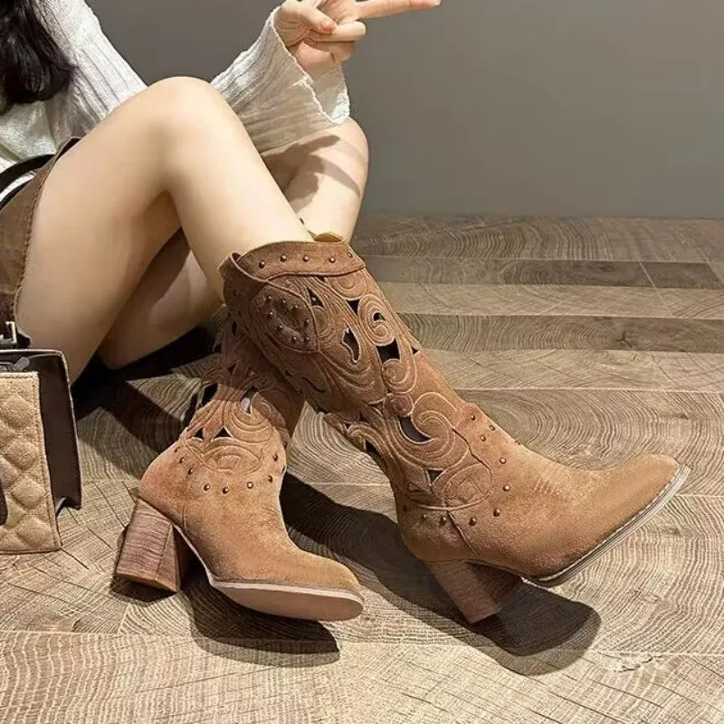 GR | Western Ankle Boots 