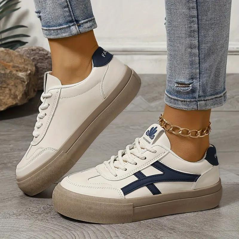 GR | Sneakers, Thick Sole, Lace-up, Low Top Sneakers, Skate Shoes
