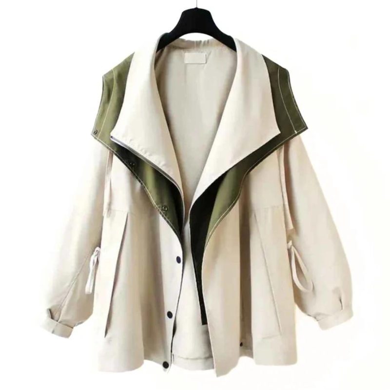 GR | Wasserdicht Kapuze Regenjacke Damenjacke